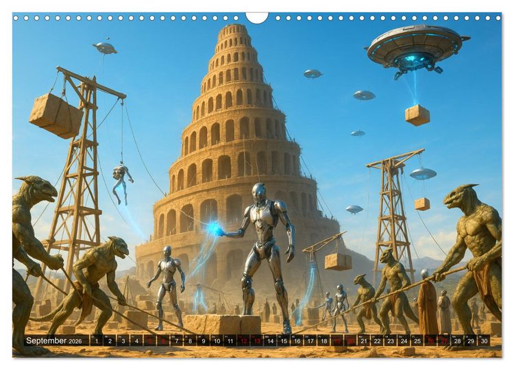 Produktbild: R&auml;tsel aus Stein - Uralte Baukunst neu gedacht (Wandkalender 2026 DIN A3 quer), CALVENDO Monatskalender