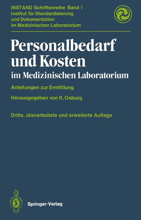 Produktbild: Personalbedarf und Kosten im medizinischen Laboratorium