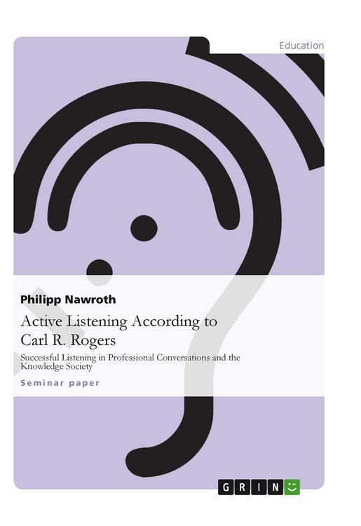 Produktbild: Active Listening According to Carl R. Rogers