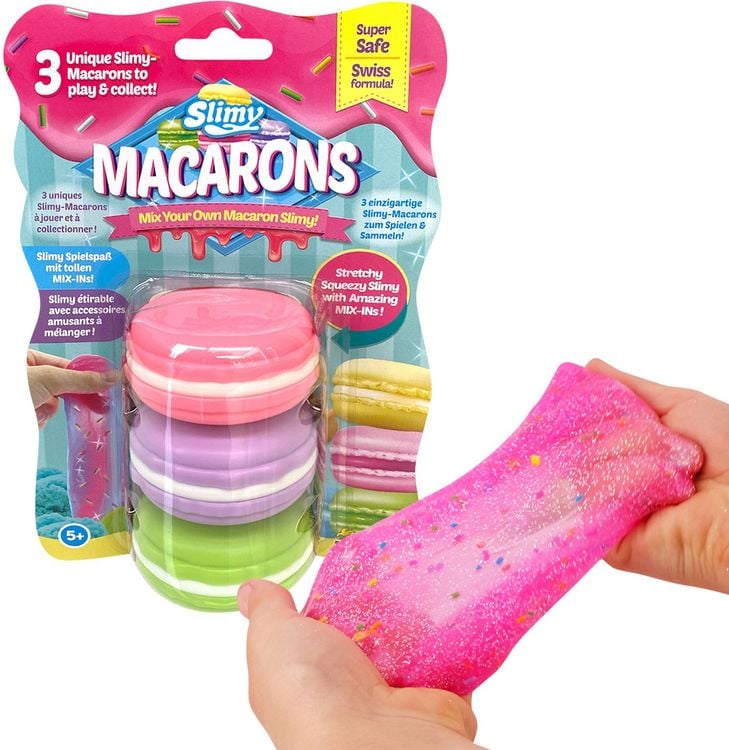 Produktbild: Slimy Macarons - Blister - 3 versch. Massen, 150 Gr.
