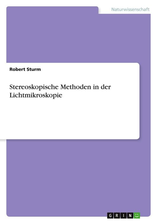 Produktbild: Stereoskopische Methoden in der Lichtmikroskopie