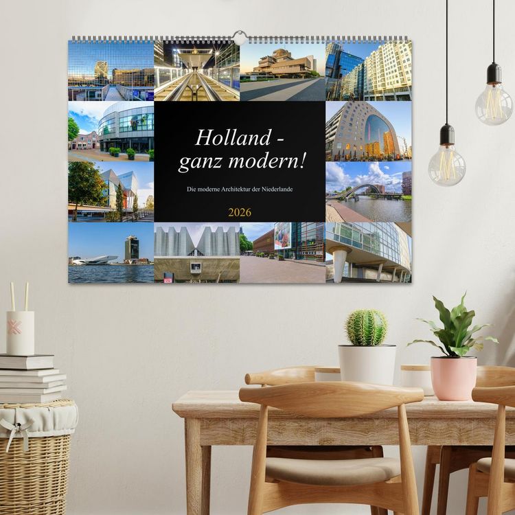 Produktbild: Holland - ganz modern! (Wandkalender 2026 DIN A2 quer), CALVENDO Monatskalender