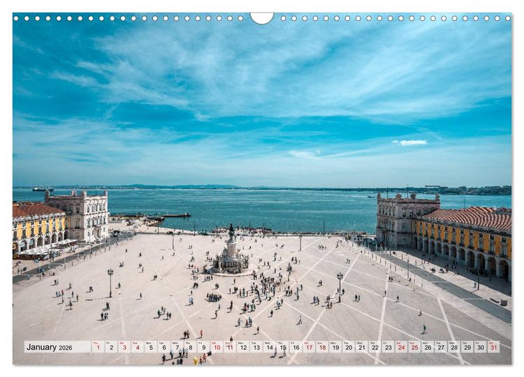 Produktbild: Lisbon - Perspectives (Wall Calendar 2026 DIN A3 landscape), CALVENDO 12 Month Wall Calendar