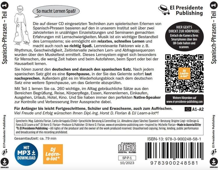Produktbild: Spanisch Phrasen spielerisch erlernt 1