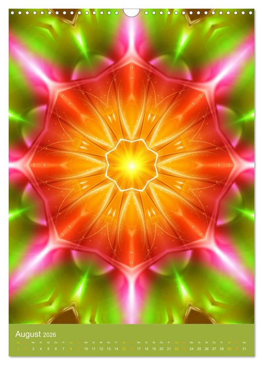 Produktbild: Lichtvolle Mandalas (Wandkalender 2026 DIN A3 hoch), CALVENDO Monatskalender