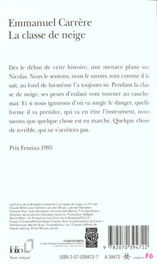 Produktbild: La classe de neige