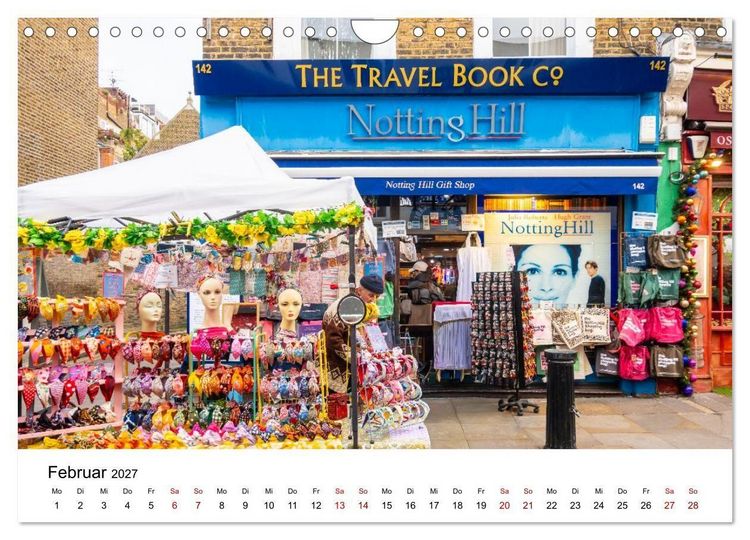 Produktbild: London, bunt und sch&ouml;n! (Wandkalender 2027 DIN A4 quer), CALVENDO Monatskalender