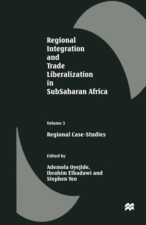 Produktbild: Regional Integration and Trade Liberalization in SubSaharan Africa