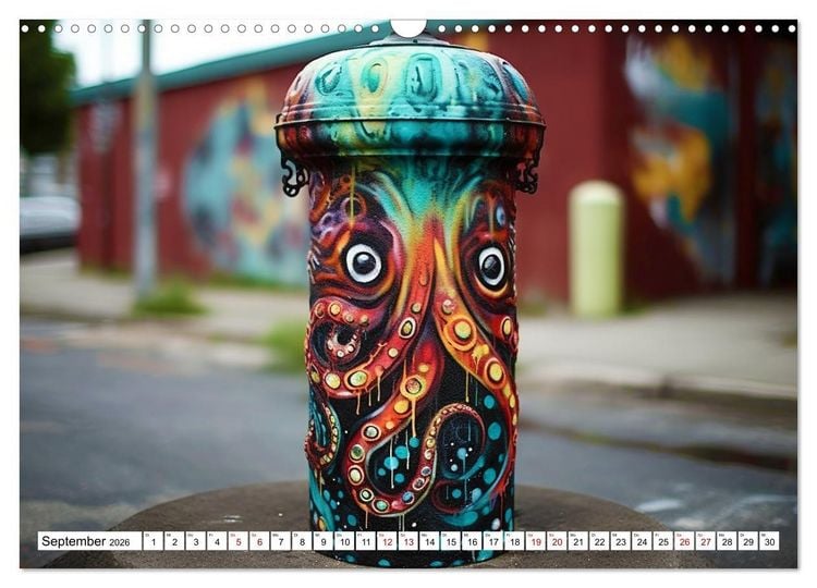Produktbild: Street Art Graffiti (Wandkalender 2026 DIN A3 quer), CALVENDO Monatskalender
