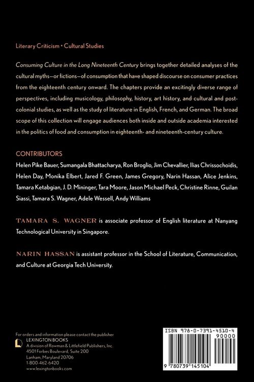 Produktbild: Consuming Culture in the Long Nineteenth Century