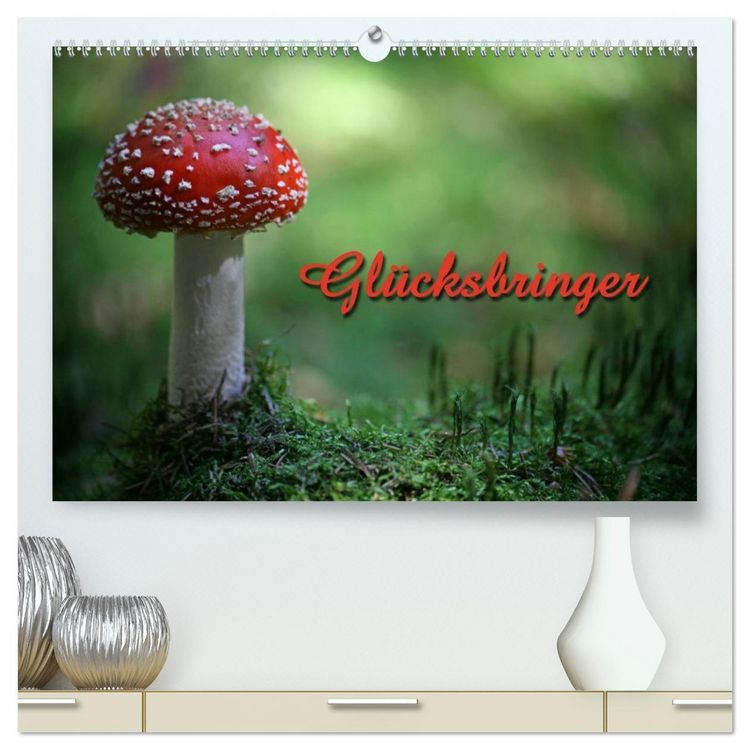 Produktbild: Gl&uuml;cksbringer (hochwertiger Premium Wandkalender 2026 DIN A2 quer), Kunstdruck in Hochglanz