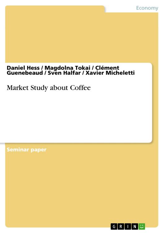Produktbild: Market Study about Coffee