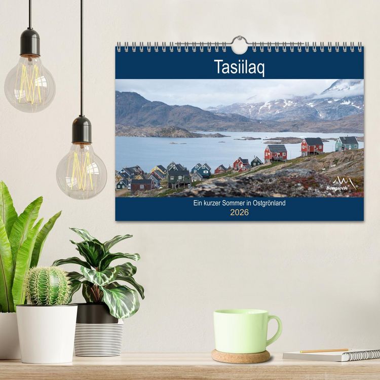 Produktbild: Tasiilaq - Ein kurzer Sommer in Ostgr&ouml;nland (Wandkalender 2026 DIN A4 quer), CALVENDO Monatskalender