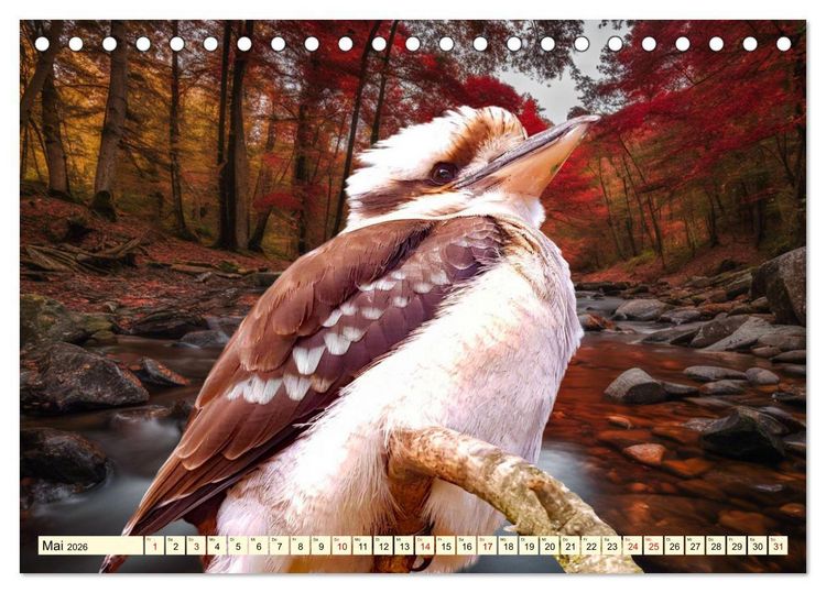 Produktbild: Australiens faszinierende Fauna (Tischkalender 2026 DIN A5 quer), CALVENDO Monatskalender