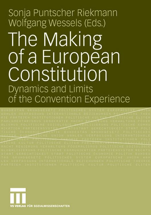 Produktbild: The Making of a European Constitution