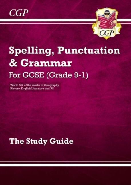Produktbild: GCSE Spelling, Punctuation and Grammar Study Guide