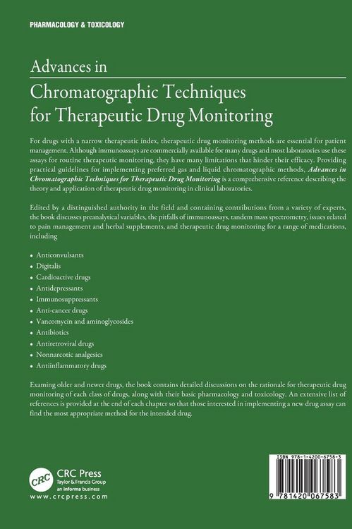Produktbild: Advances in Chromatographic Techniques for Therapeutic Drug Monitoring