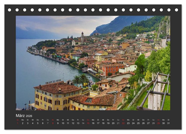 Produktbild: Limone sul Garda - Bella Italia (Tischkalender 2026 DIN A5 quer), CALVENDO Monatskalender