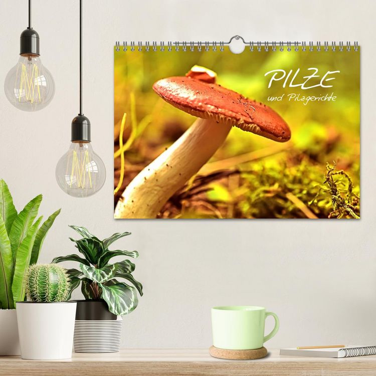 Produktbild: Pilze und Pilzgerichte (Wandkalender 2026 DIN A4 quer), CALVENDO Monatskalender