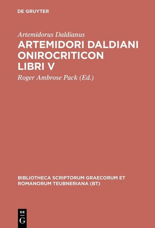 Produktbild: Artemidori Daldiani Onirocriticon libri V