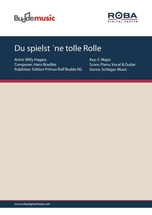 Produktbild: Du spielst &acute;ne tolle Rolle