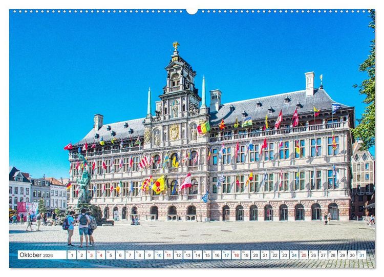 Produktbild: Antwerpen - sehen und erleben (Wandkalender 2026 DIN A2 quer), CALVENDO Monatskalender