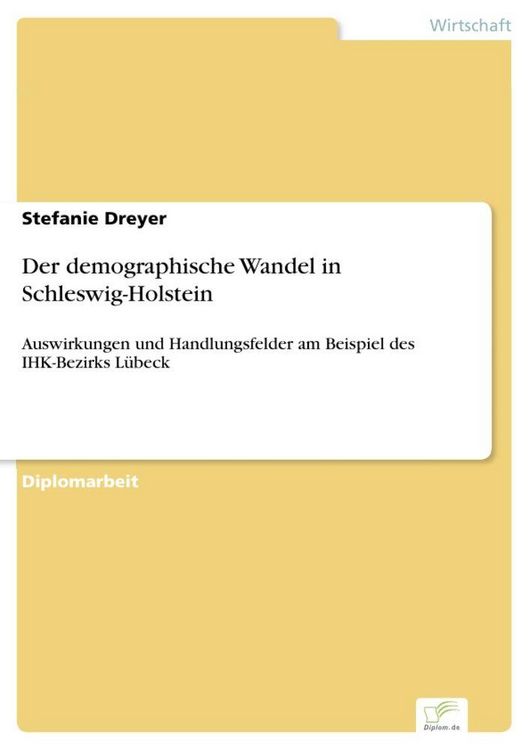 Produktbild: Der demographische Wandel in Schleswig-Holstein