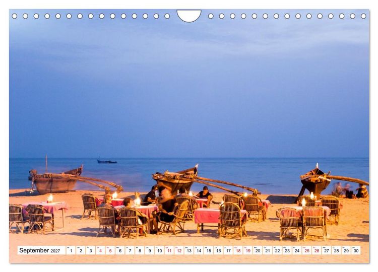 Produktbild: Momente einer Reise - Goa und Karnataka (Wandkalender 2027 DIN A4 quer), CALVENDO Monatskalender
