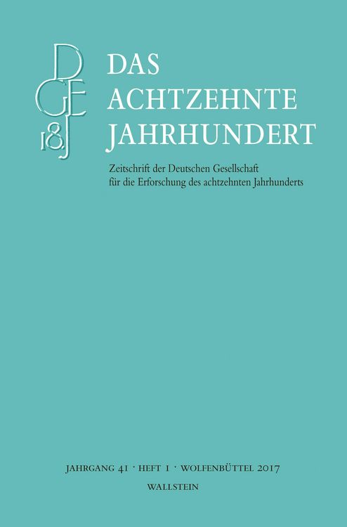 Produktbild: Das achtzehnte Jahrhundert 41/1