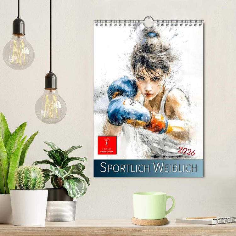 Produktbild: Sportlich Weiblich (Wandkalender 2026 DIN A4 hoch), CALVENDO Monatskalender