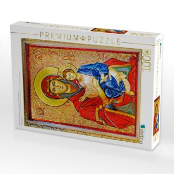 Produktbild: CALVENDO Puzzle Madonna mit Kind, Biserica Curtea Veche, Verk&uuml;ndigungskirche | 1000 Teile Lege-Gr&ouml;&szlig;e 64x48cm Foto-Puzzle f&uuml;r gl&uuml;ckliche Stunden
