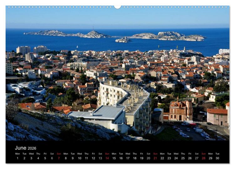 Produktbild: Marseille in my Heart (High Quality Premium Wall Calendar 2026 DIN A2 landscape),CALVENDO 12 Month Wall Calendar