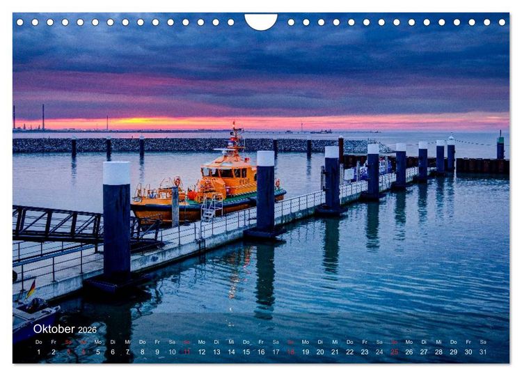 Produktbild: Impressionen vom JadeWeserPort (Wandkalender 2026 DIN A4 quer), CALVENDO Monatskalender