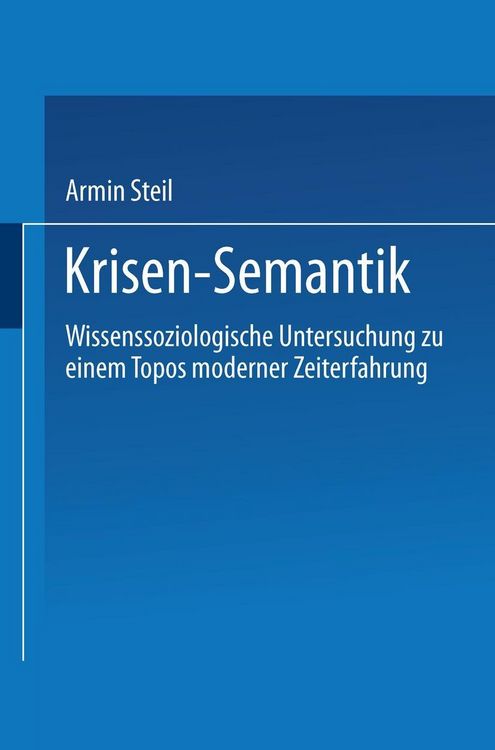 Produktbild: Krisensemantik