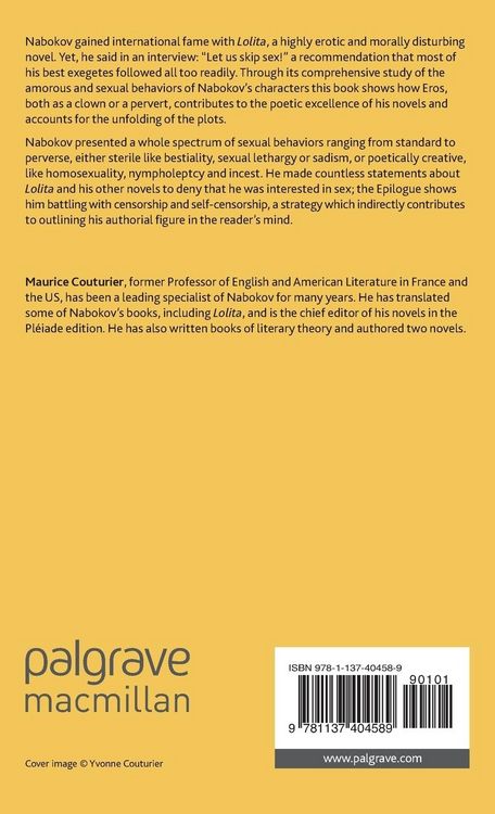 Produktbild: Nabokov's Eros and the Poetics of Desire