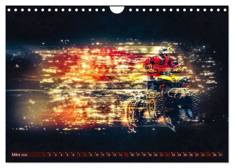 Produktbild: Quad grenzenlos (Wandkalender 2026 DIN A4 quer), CALVENDO Monatskalender