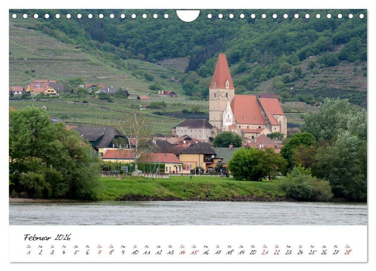 Produktbild: Entlang der Donau, Sehensw&uuml;rdigkeiten von Passau bis Budapest (Wandkalender 2026 DIN A4 quer), CALVENDO Monatskalender