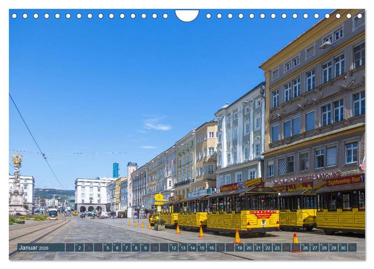 Produktbild: Facettenreiches Linz (Wandkalender 2026 DIN A4 quer), CALVENDO Monatskalender