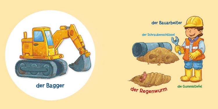 Produktbild: Baby Pixi (unkaputtbar) 101: HABA Meine ersten Wörter: Baustelle