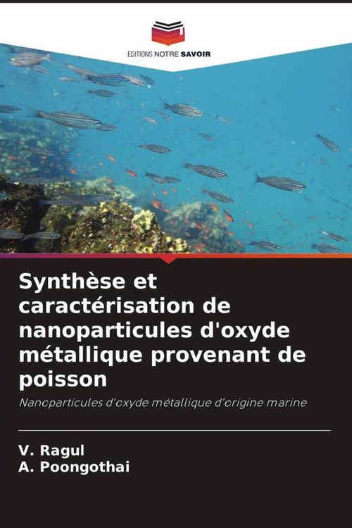 Produktbild: Synth&egrave;se et caract&eacute;risation de nanoparticules d'oxyde m&eacute;tallique provenant de poisson