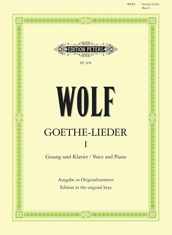 Produktbild: Wolf, H: Goethe-Lieder -- 51 Songs