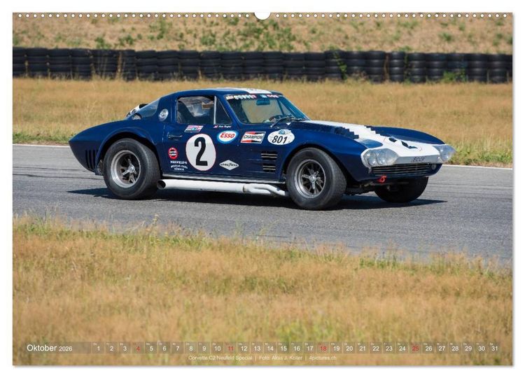 Produktbild: Corvette - Die US Ikone 2026 (hochwertiger Premium Wandkalender 2026 DIN A2 quer), Kunstdruck in Hochglanz