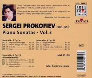 Produktbild: Sergei Prokofiev: Piano Sonatas Vol.3