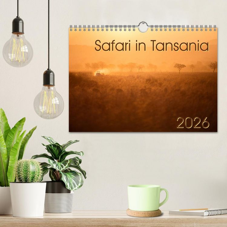Produktbild: Safari in Tansania (Wandkalender 2026 DIN A4 quer), CALVENDO Monatskalender