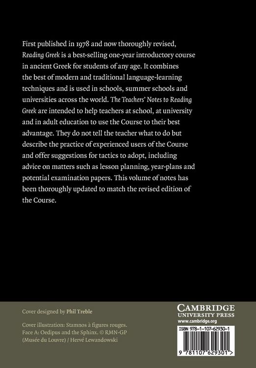 Produktbild: The Teachers' Notes to Reading Greek