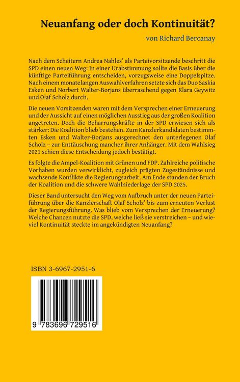 Produktbild: Neuanfang oder doch Kontinuit&auml;t?