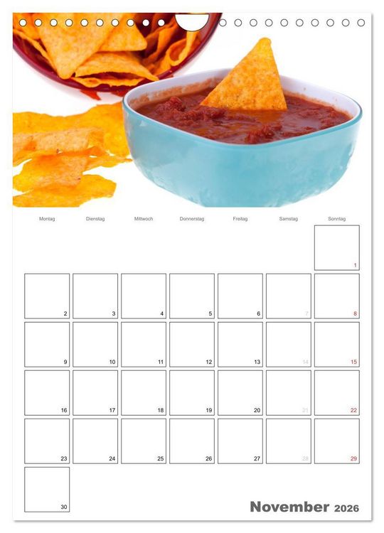 Produktbild: Frische K&uuml;che - Der hilfreiche Monatsplaner / Planer (Wandkalender 2026 DIN A4 hoch), CALVENDO Monatskalender