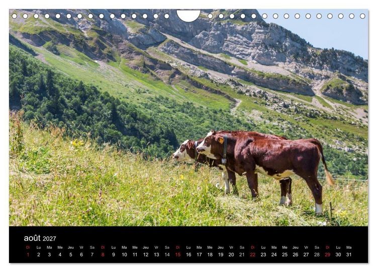 Produktbild: HAUTE-SAVOIE, une r&eacute;gion o&ugrave; il fait bon vivre (Calendrier mural 2027 DIN A4 vertical), CALVENDO calendrier mensuel