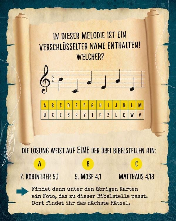 Produktbild: Coppenrath - Christl. Geschenke - Schachtelspiel: Find your way out - Bibel-Escape-Spiel