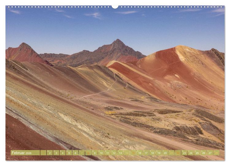 Produktbild: Peru - Bunte Vielfalt von Machu Picchu bis zur Atacama W&uuml;ste (Wandkalender 2026 DIN A2 quer), CALVENDO Monatskalender